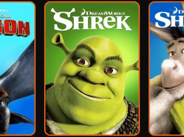 Shrek, Shrek 2, Shrek the Third, Kung Fu Panda 4, Puss In Boots: The Last Wish, Trolls, Trolls World Tour, How to Train Your Dragon