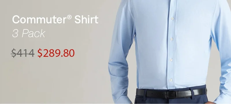 Commuter® Shirt 3 Pack @ 30% Off