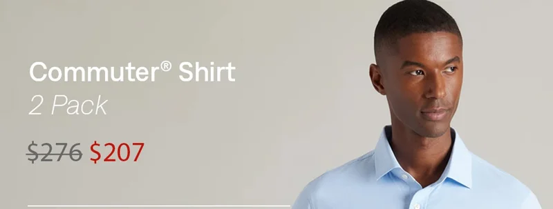 Commuter® Shirt 2 Pack @ 25% Off