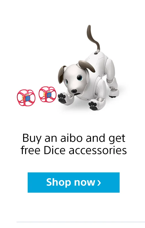 Buy an aibo and get free Dice accessories