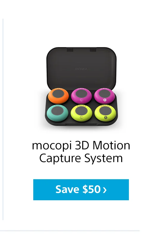 mocopi 3D Motion Capture System | Save $50