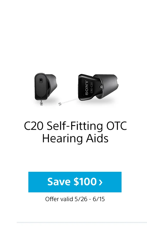 C20 Self-Fitting OTC Hearing Aids | Save $100