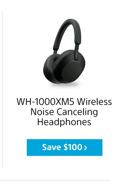 WH-1000XM5 Wireless Noise Canceling Headphones | Save $100