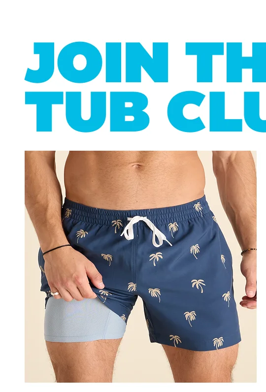 Lined Classic Swim Trunk: The Midnight Palms 5.5"