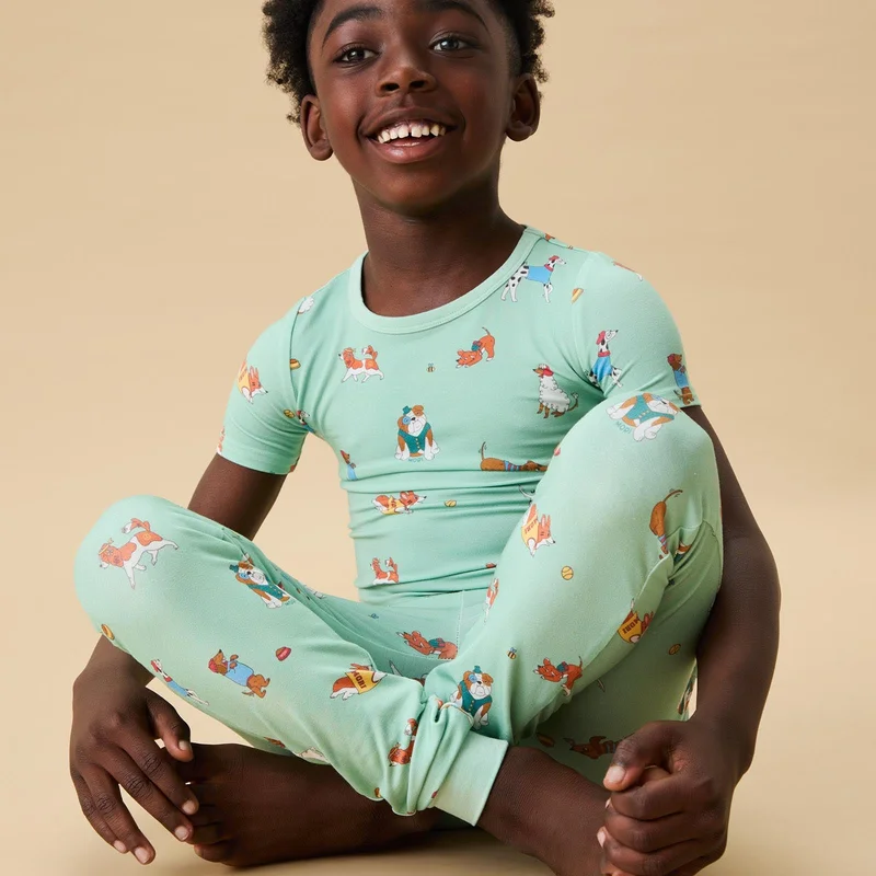 Image of Top Dog Short Sleeve Pajama Set