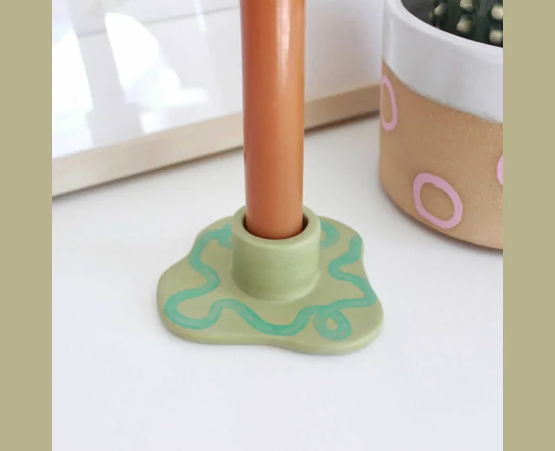 Squiggle Candle Holder