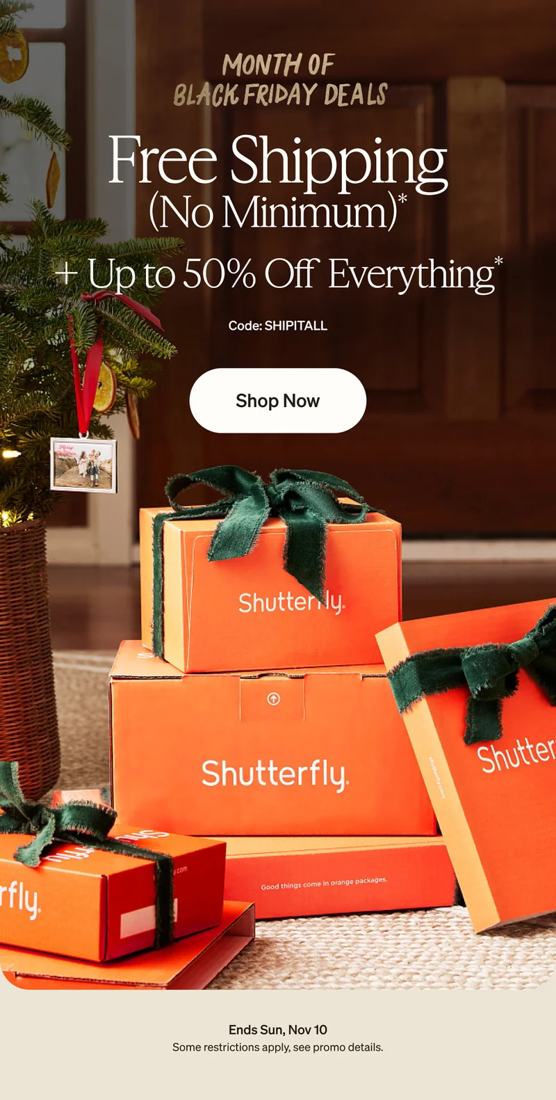 Free Shipping No Minimum + Up to 50% off Everything