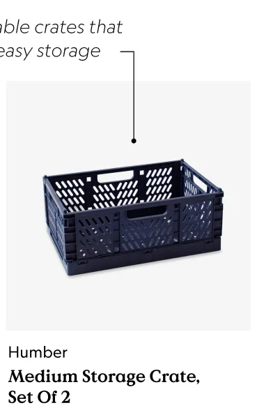 Medium Storage Crate - Set of 2