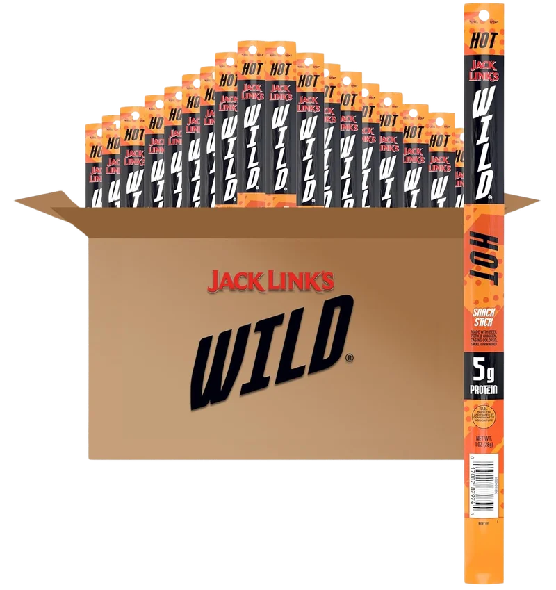 Image of Jack Link's Wild Hot Snack Sticks (20 CT)