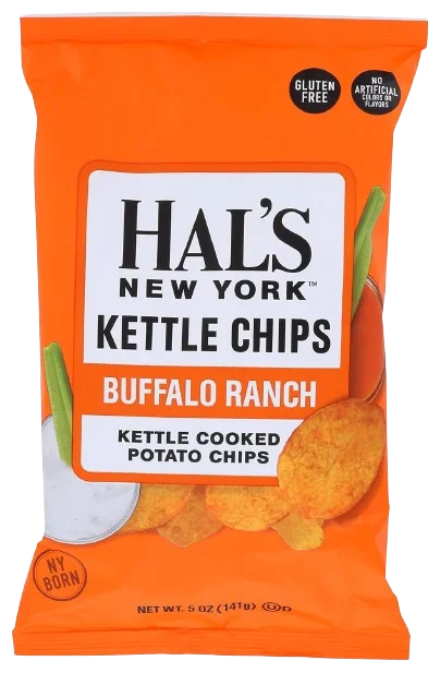 Image of Hal's New York Buffalo Ranch Kettle Chips