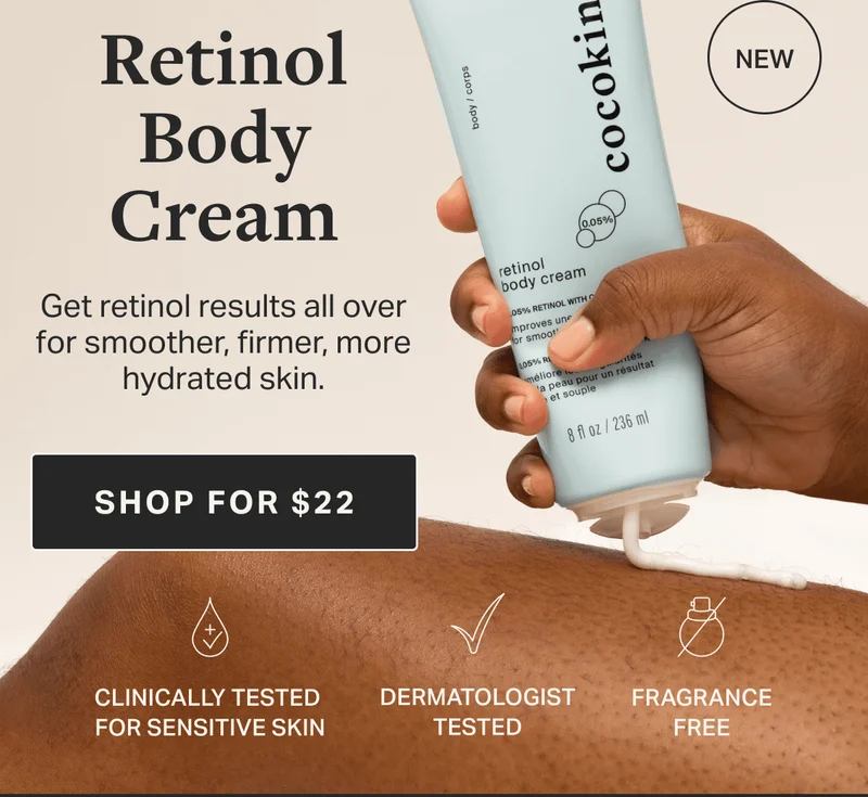 Retinol Body Cream SHOP FOR $22