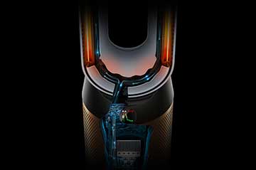 Internal heating system of a Dyson purifier heater.