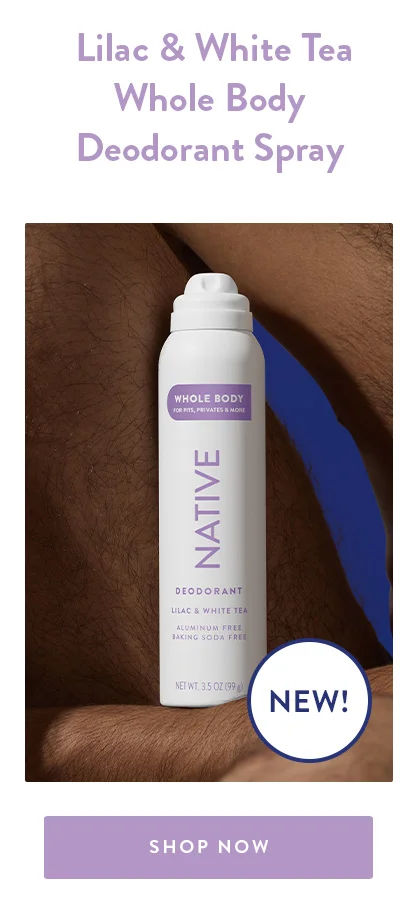 Lilac & White Tea Whole Body Deodorant Spray Sticker: | New! | SHOP NOW