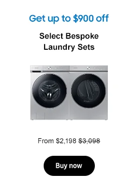 Get up to $900 off
Select Bepsoke Laundry Set
From $2,198 $3,098
Buy now