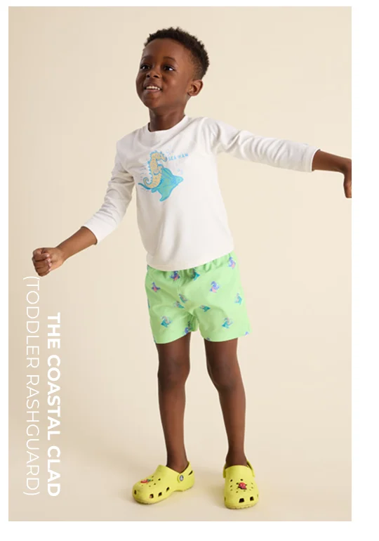Toddler Rash Guard: The Coastal Clad