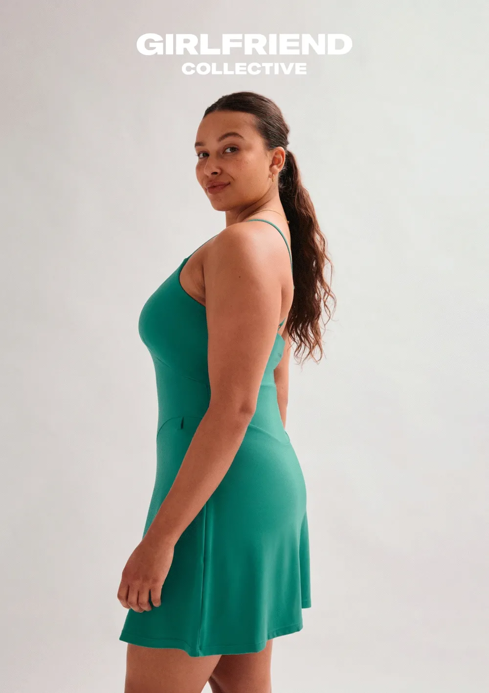 girlfriend collective |  We took a cue from tennis court style and designed some bright and breezy spring workout dresses.