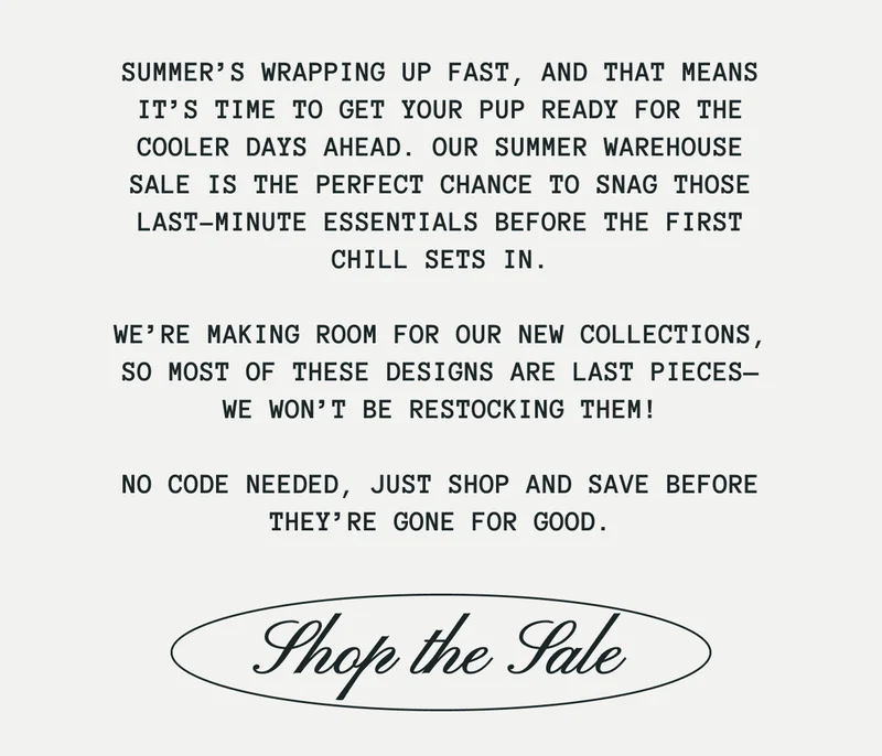 Shop the Sale