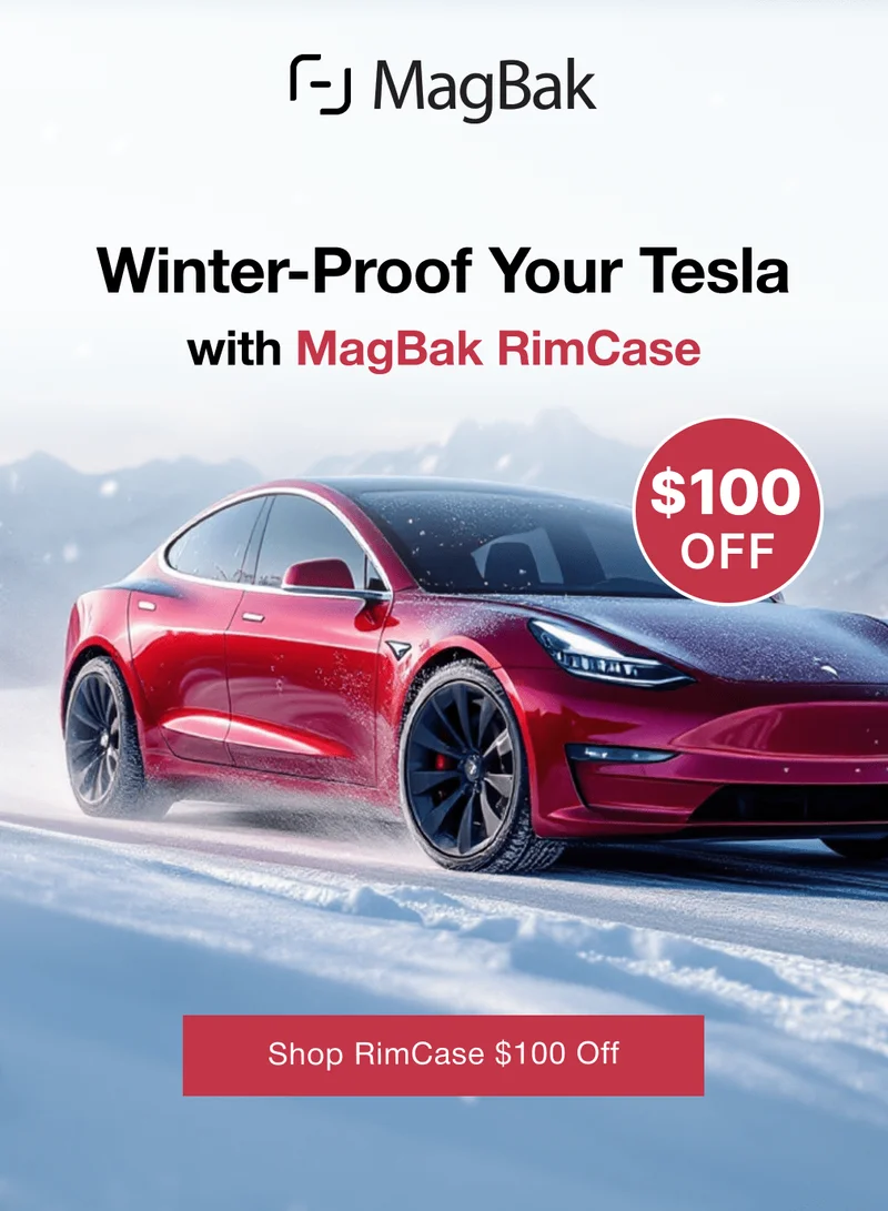 Winter-Proof Your Tesla with MagBak RimCase