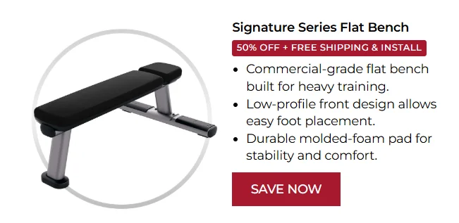 Signature Series Flat Bench - Outlet
