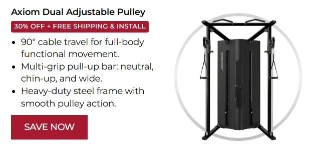 Axiom Dual Adjustable Pulley - Outlet
