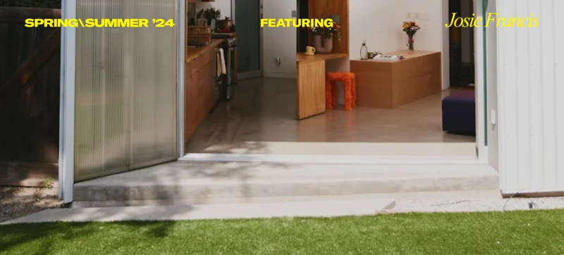 Spring/Summer '24 featuring Josie Francis and The Form Sectional