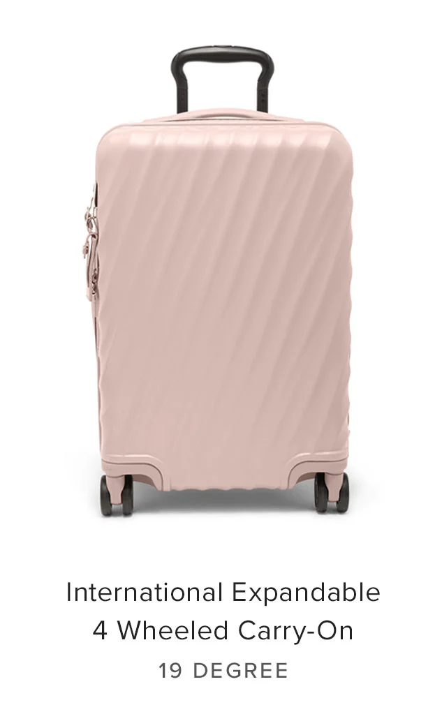 19 Degree: International Expandable 4 Wheeled Carry-On
