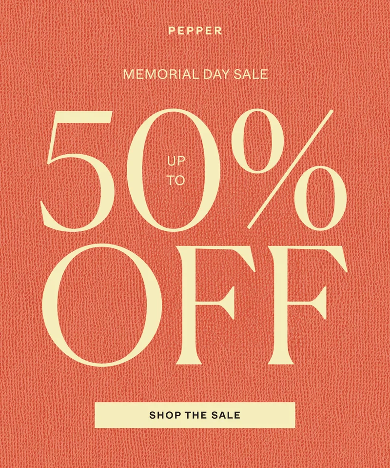 Memorial Day Sale: Up to 50% off