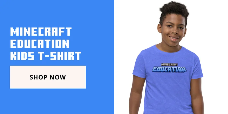 SHOP MINECRAFT EDUCATION KIDS TEE