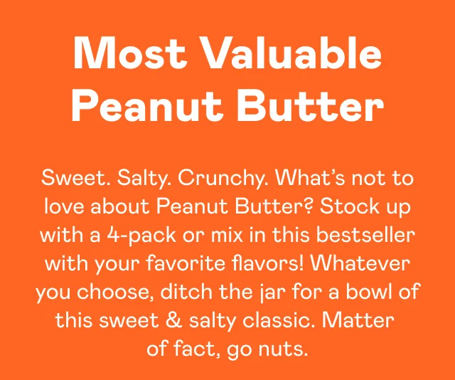 Most Valuable Peanut Butter