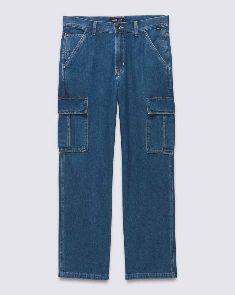 Service Cargo Loose Denim Pants