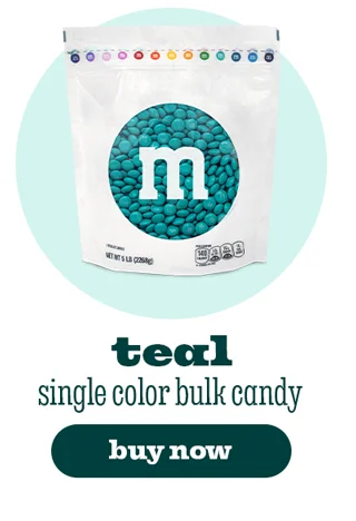 TEAL SINGLE COLOR BULK CANDY
