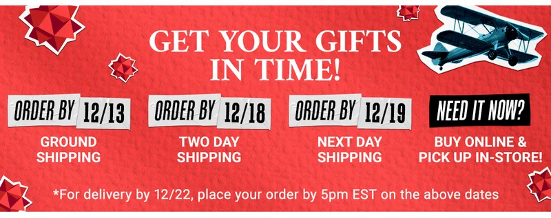 Get Your Gifts In Time