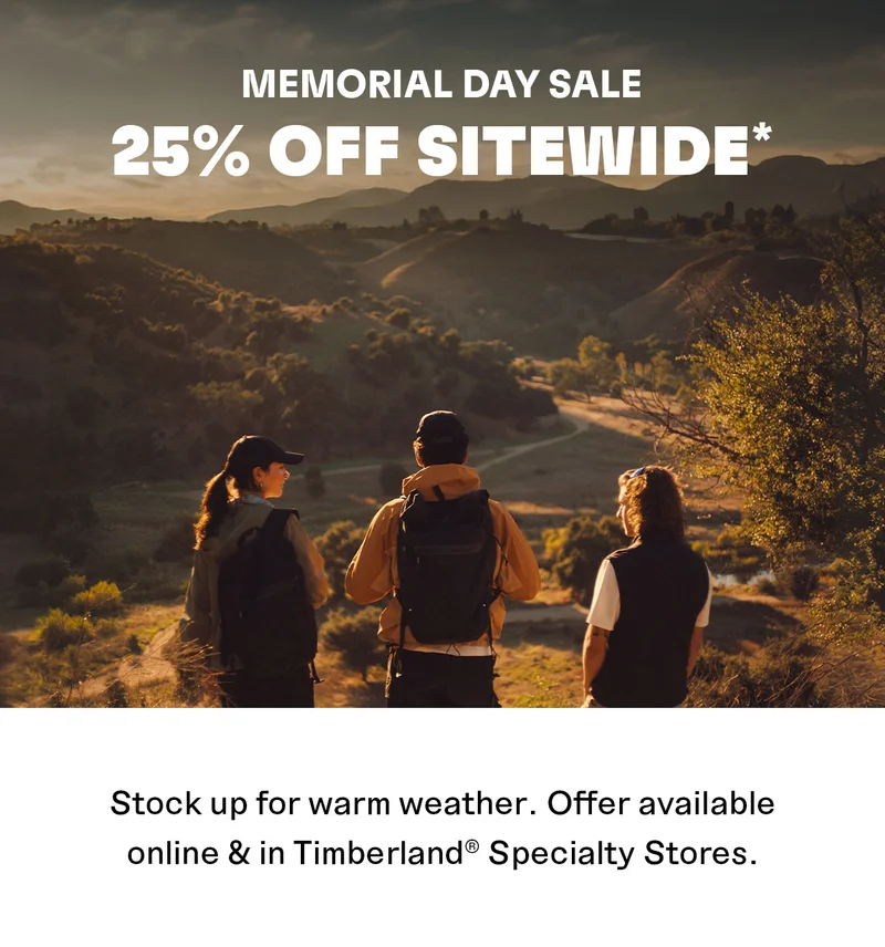 Memorial Day Sale 25% off sitewide*