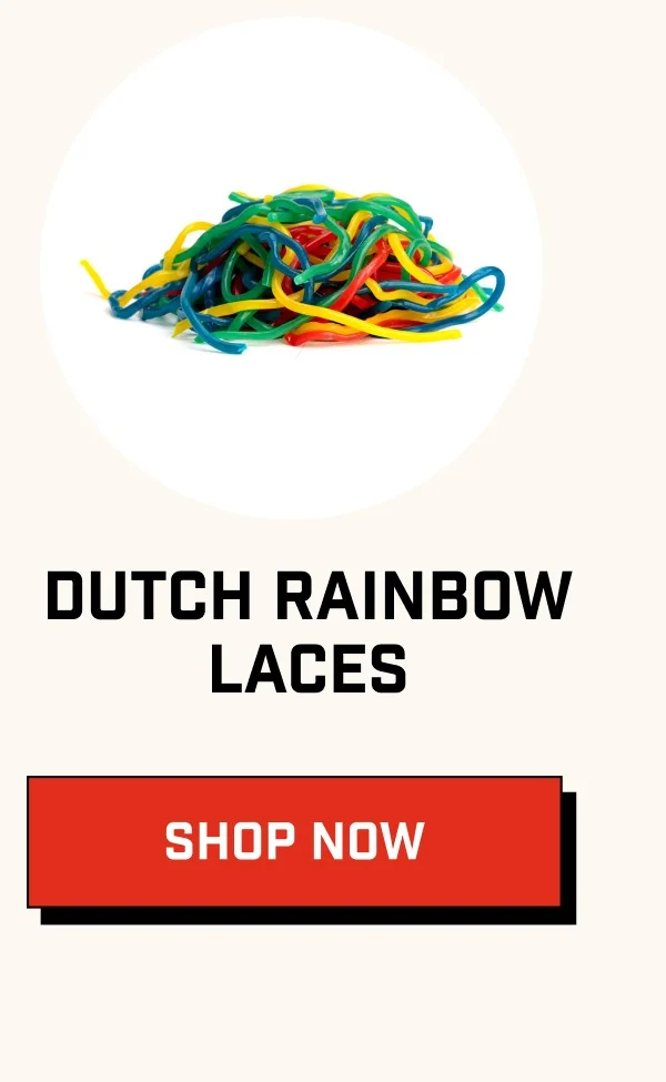 DUTCH RAINBOW LACES SHOP NOW