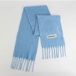 Brushed Scarf - Ice Blue