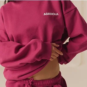 Movement Oversized Sweatshirt - Berry Red