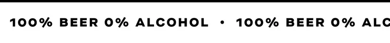 100% Beer 0% Alcohol