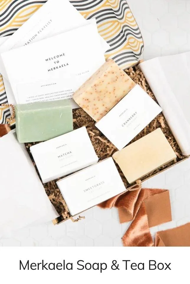 Merkaela Handmade Soap & Tea Box