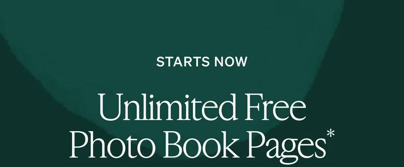 Unlimited Free Photo Book Pages, Up to 50% Off Everything