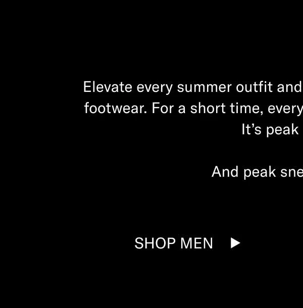 Elevate every summer outfit activity with handcrafted Italian footwear. For a short time, everything on the Koio site is 15% off. It's peak summer. And peak sneaker season. Shop Men