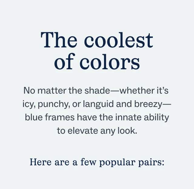 The coolest of colors