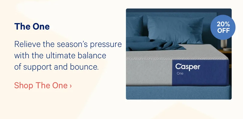 The One; Relieve the season's pressure with the ultimate balance of support and bounce.