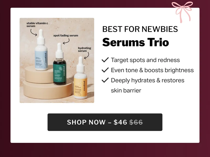 BEST FOR NEWBIES serums trio