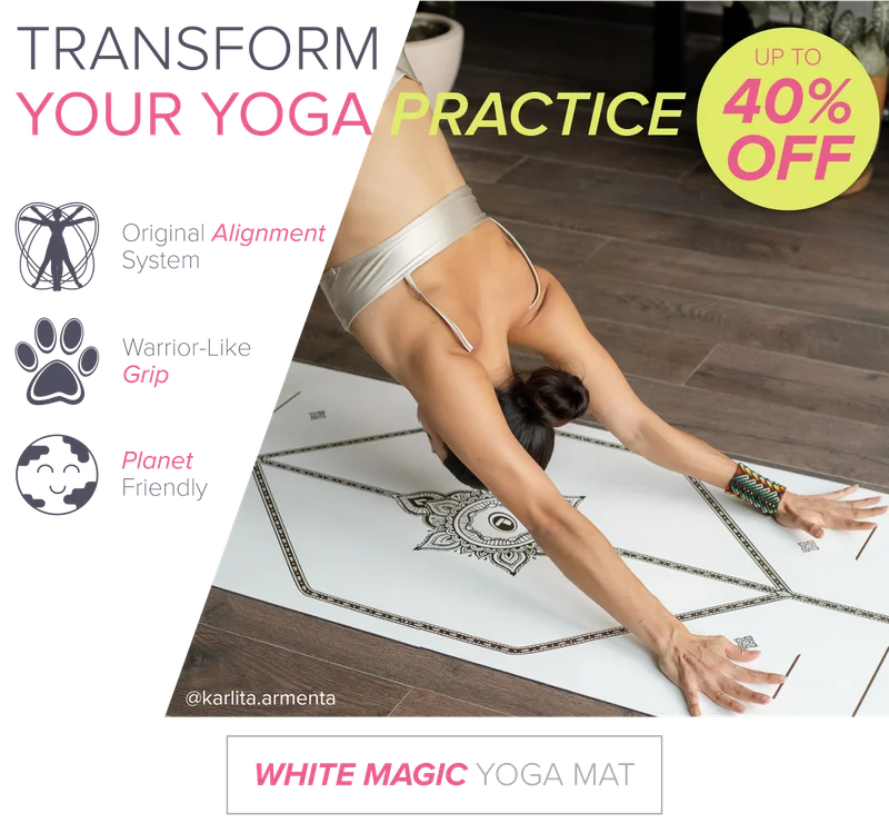 White Magic Yoga Mat