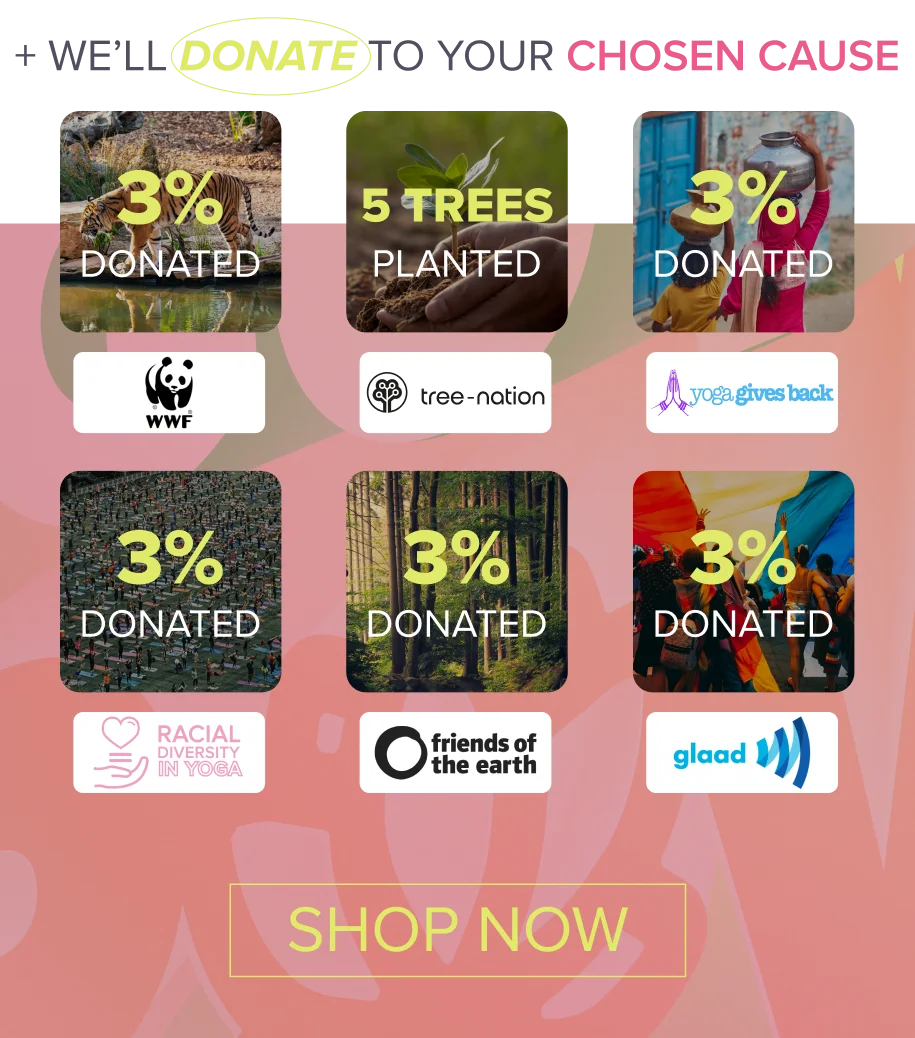 + we'll donate to your chosen cause