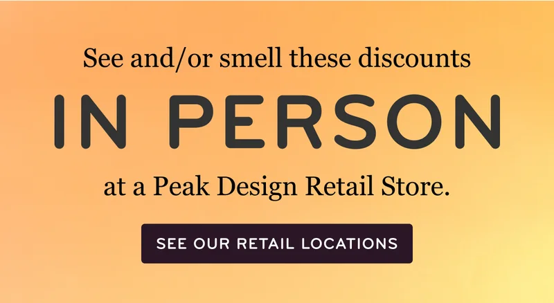 Shop discounts in person at a PD retail store
