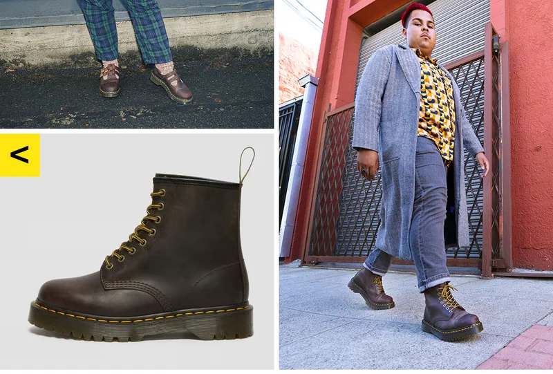 1460 Bex Crazy Horse Leather Lace Up Boots
