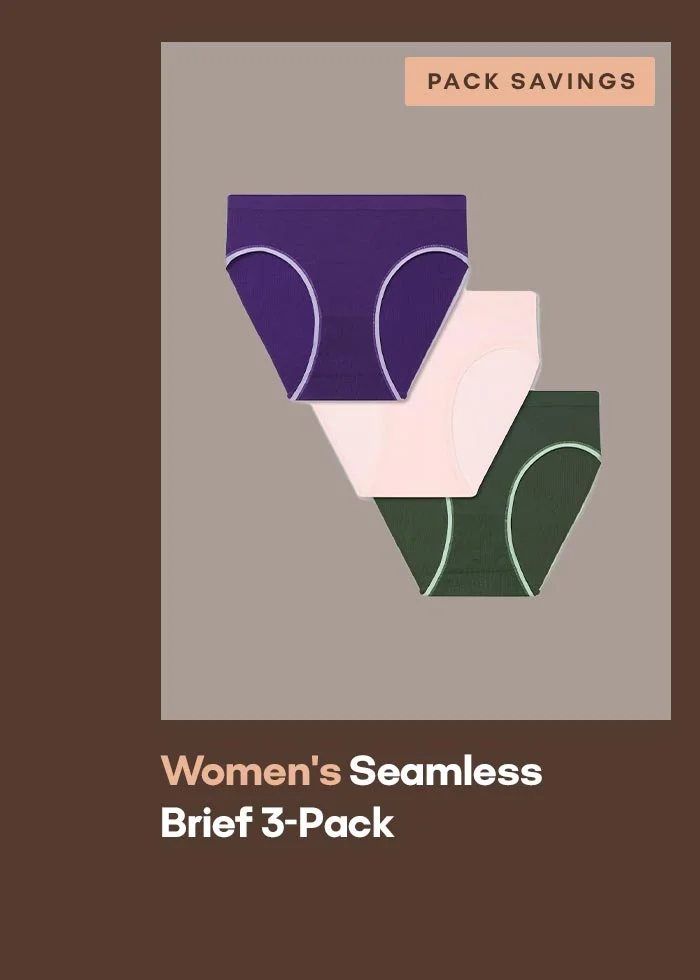 PACK SAVINGS | Women's Seamless Brief 3-Pack