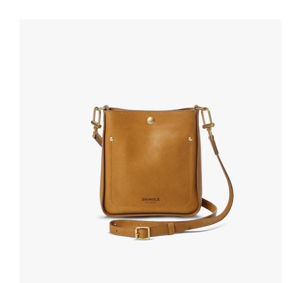Mini Pocket Crossbody Tan