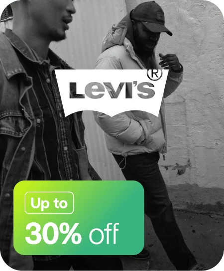 Up to 30% off Levi's